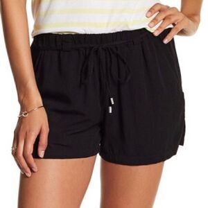 SPLENDID Dolphin Drawstring Shorts Black XS